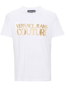 Versace Jeans Couture t-shirt en coton à imprimé Barocco - Blanc