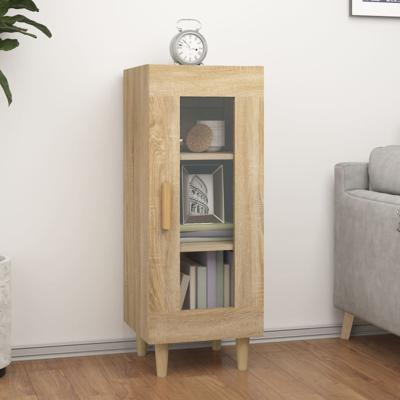 Dressoir 34,5x34x90 cm bewerkt hout sonoma eiken