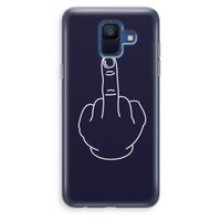 F**k U: Samsung Galaxy A6 (2018) Transparant Hoesje