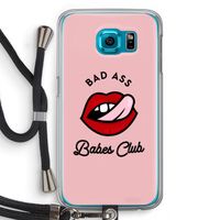 Badass Babes Club: Samsung Galaxy S6 Transparant Hoesje met koord