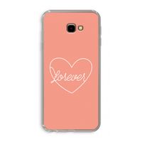 Forever heart: Samsung Galaxy J4 Plus Transparant Hoesje