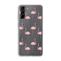 Anything Flamingoes: Samsung Galaxy S21 Plus Transparant Hoesje