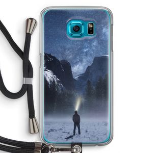 Wanderlust: Samsung Galaxy S6 Transparant Hoesje met koord