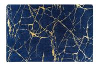 Tapijt MARBLE 160x240cm royal blauw goud - 44432
