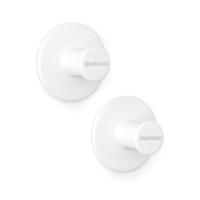 Brabantia renew handdoekhaakjes 2 stuks wit - thumbnail