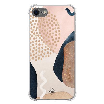 iPhone SE (2020/2022) / 8 / 7 shockproof hoesje - Abstract dots