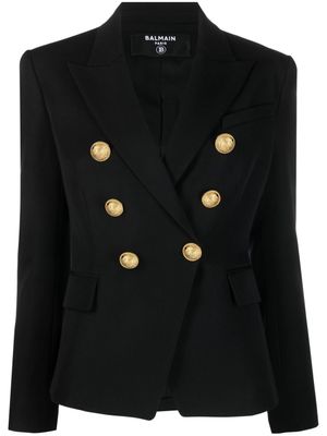 Balmain veste cintrée à boutonnière croisée - Noir