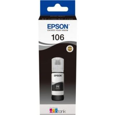 Epson 106 70ml Zwart inktcartridge voor de Ecotank