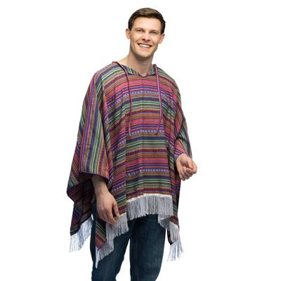 Boland Party - verkleedkleding - Mexicaanse poncho - volwassenen - Carnaval - exclusief sombrero