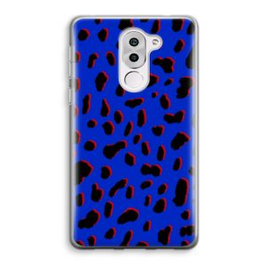 Blue Leopard: Honor 6X Transparant Hoesje