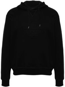 DSQUARED2 hoodie en coton à logo en relief - Noir