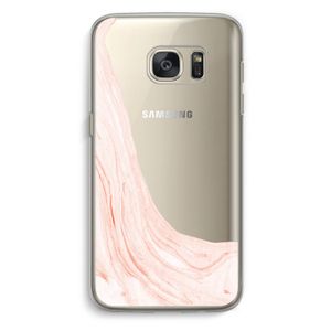 Peach bath: Samsung Galaxy S7 Transparant Hoesje