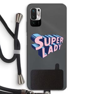 Superlady: Xiaomi Redmi Note 10 5G Transparant Hoesje met koord