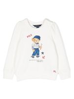 POLO RALPH LAUREN KIDS sweat à imprimé Polo Bear - Blanc - thumbnail