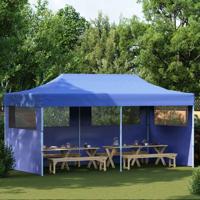 Partytent pop-up inklapbaar 3x6 m blauw