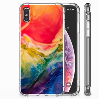 Back Cover Apple iPhone Xs Max Watercolor Dark Back Cover Apple iPhone Xs Max Watercolor Dark