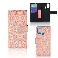 Samsung Galaxy M31 Telefoon Hoesje Pattern Orange