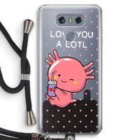 Love You A Lotl: LG G6 Transparant Hoesje met koord