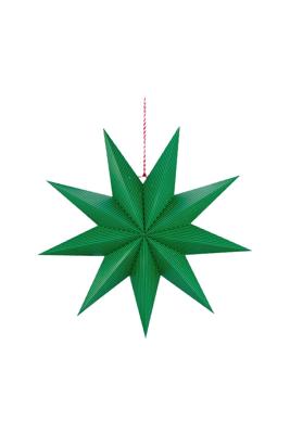 Pip Studio Kerstster Papier Strepen Donkergroen 60cm