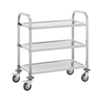 Serveerwagen - 3 planken - 69x34x3 cm - 81 kg - Royal Catering Serveerwagen - 3 planken - 69x34x3 cm - 81 kg - Royal Catering