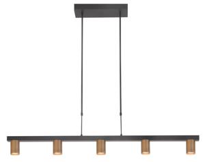 Highlight Kantoor hanglampPerugia brons - 5x GU10 - H5678.32