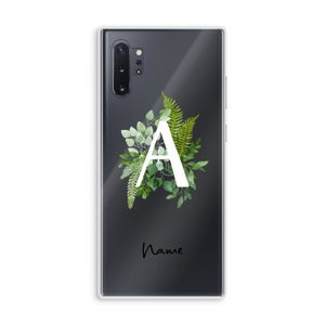 Green Brush: Samsung Galaxy Note 10 Plus Transparant Hoesje