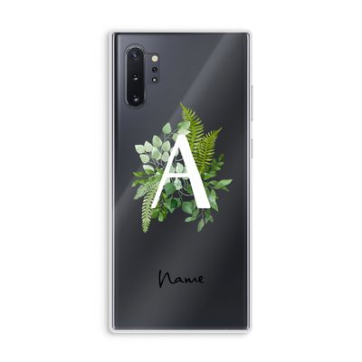 Green Brush: Samsung Galaxy Note 10 Plus Transparant Hoesje