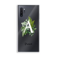 Green Brush: Samsung Galaxy Note 10 Plus Transparant Hoesje