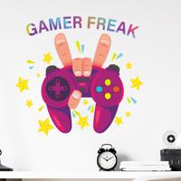 Muursticker - Gamer Freak - thumbnail