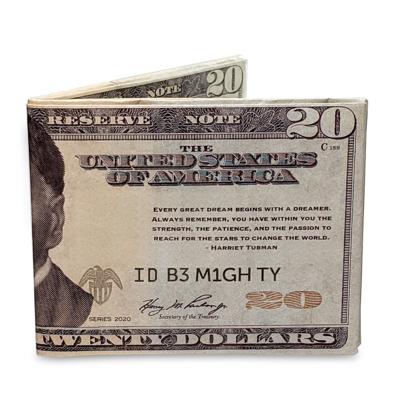 Mighty Wallet Tubman $20 Bill