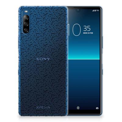 Sony Xperia L4 | TPU bumper | Stripes Dots