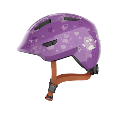 Abus helm kind smiley 3.0 paars princess s (45-50cm)