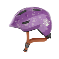 Abus helm kind smiley 3.0 paars princess s (45-50cm)