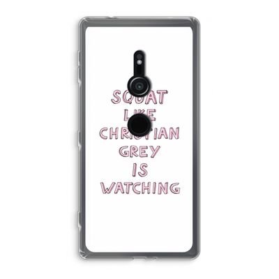 Christian Grey: Sony Xperia XZ2 Transparant Hoesje