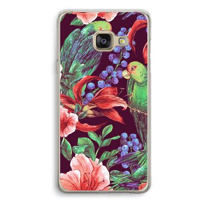 Papegaaien: Samsung A3 (2017) Transparant Hoesje