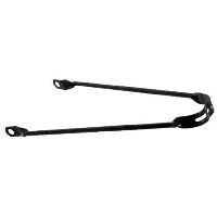 spatbordstang 26 inch staal zwart per stuk