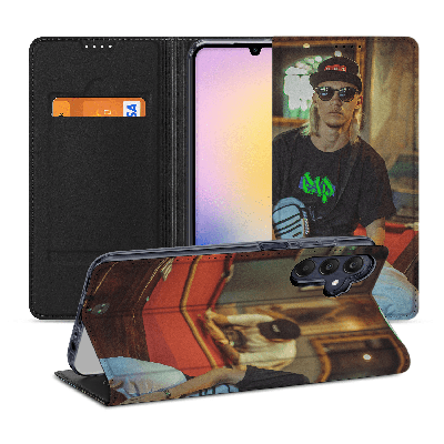 Stand Case Hoesje Maken voor de Samsung Galaxy A25 | Eigen telefoonhoesje ontwerpen | Op maat gemaakt