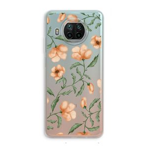 Peachy flowers: Xiaomi Mi 10T Lite 5G Transparant Hoesje