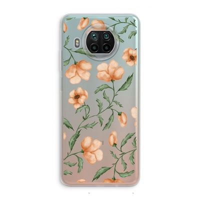 Peachy flowers: Xiaomi Mi 10T Lite 5G Transparant Hoesje