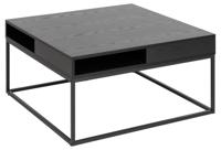 Salontafel Jacobus MDF Zwart 80cm - Giga Living