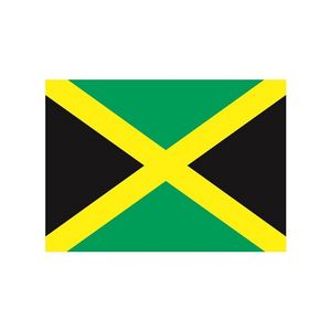 Kleine jamaicaanse vlaggen stickers