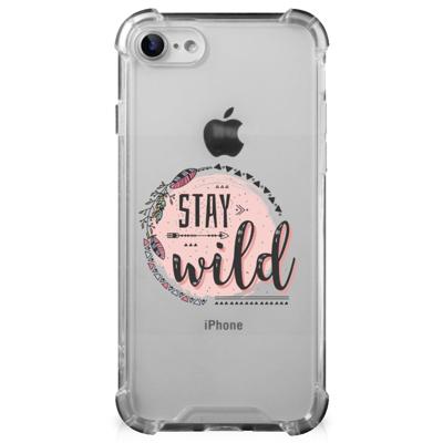 iPhone SE 2022/2020 | iPhone 8/7 Stevig | Bumper Hoesje | Boho Stay Wild iPhone SE 2022/2020 | iPhone 8/7 Stevig | Bumper Hoesje | Boho Stay Wild