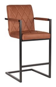 LABEL51 Barkruk 'Denmark', kleur Cognac