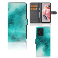 Hoesje Xiaomi Redmi Note 12 4G Painting Blue | Portemonnee hoesje