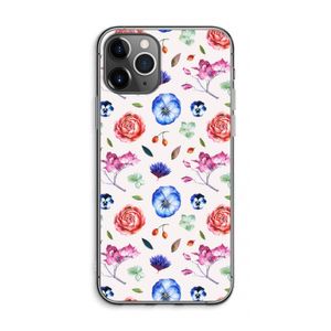 Bloemetjes: iPhone 11 Pro Max Transparant Hoesje