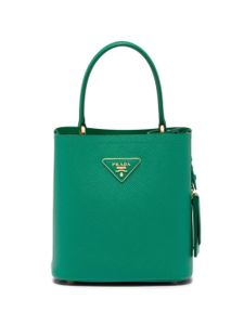 Prada petit sac Panier en cuir - Vert