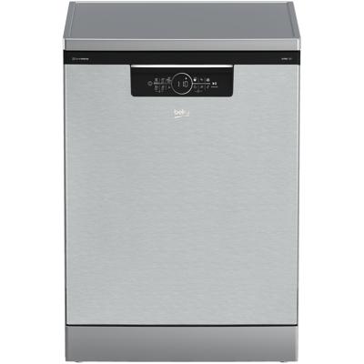 Beko BDFN36560XC Cornerintense Vrijstaande vaatwasser Grijs