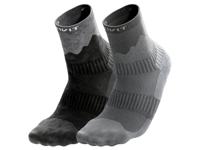 CRIVIT 2 Paar sportsokken (Zwart/grijs, 35/36) CRIVIT 2 Paar sportsokken (Zwart/grijs, 35/36)