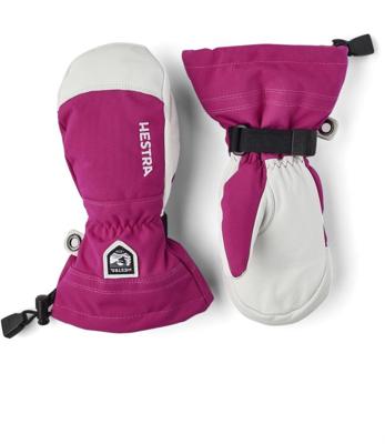 Hestra Army Leather Heli Ski Jr. - Kinder Want Fuchsia 6
