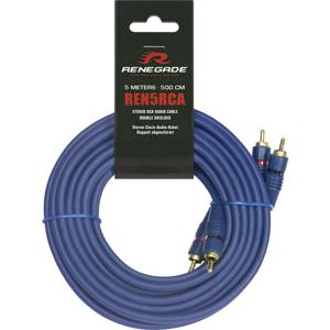 Renegade Ren5RCA Cinch-kabel 5.00 m [2x Cinch-stekker - 2x Cinch-stekker]